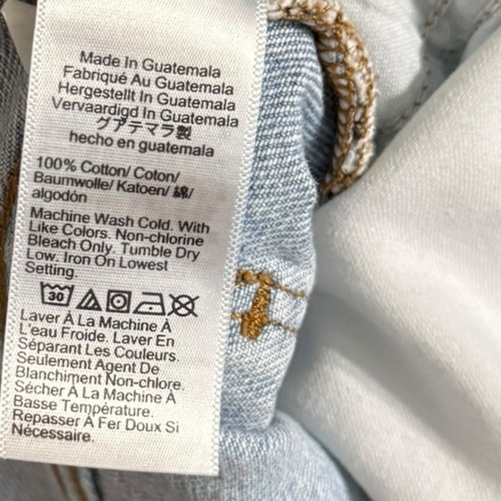 MADEWELL Baggy Straight Denim Cotton Jeans - Picture 9 of 9